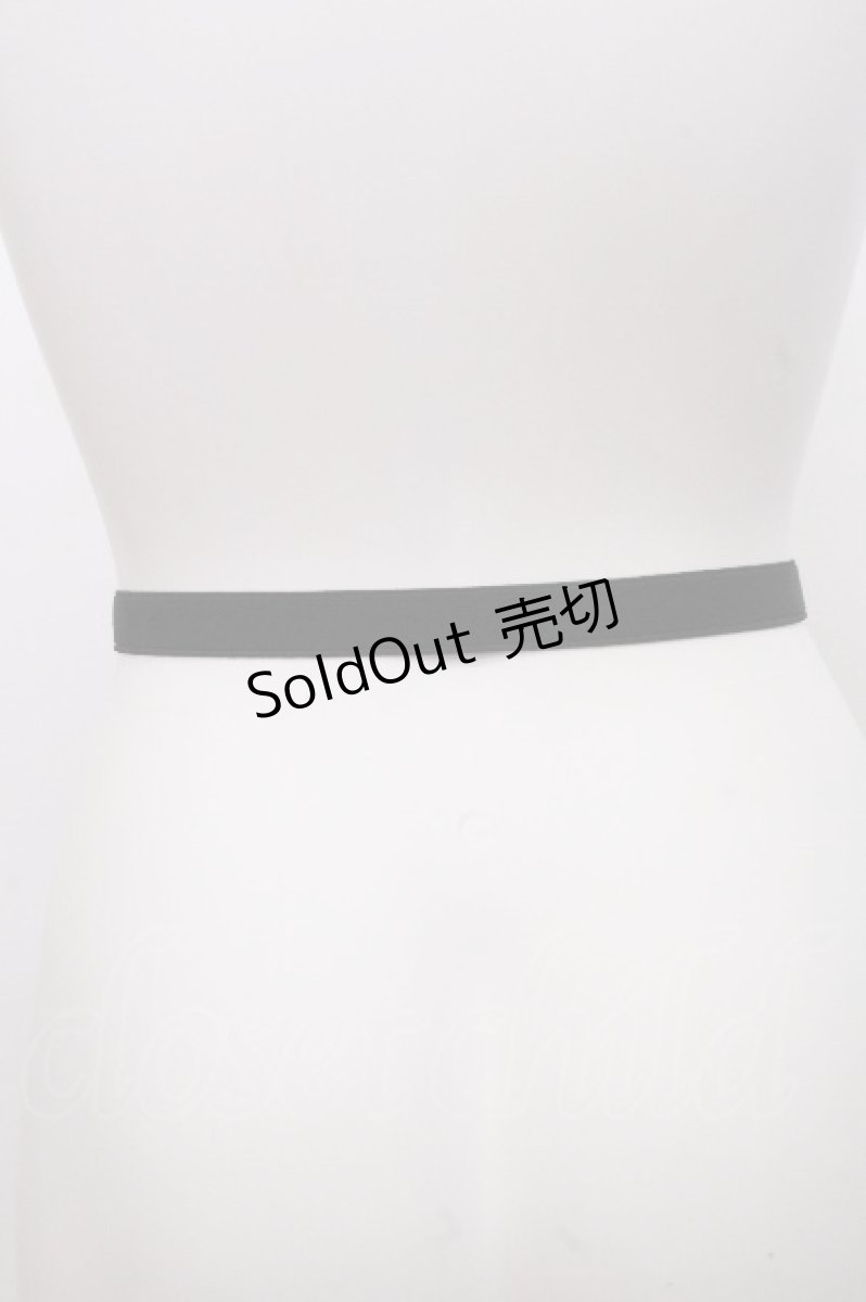 画像2: axes femme / オーロラローズ細ゴムベルト  シルバーｘサックス S-26-09-01-027-AX-ZA-HR-ZS (2)