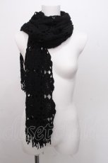 画像1: axes femme / レースストール  黒 S-26-09-01-029-AX-ZA-HR-ZS (1)
