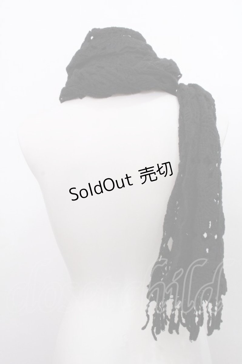 画像2: axes femme / レースストール  黒 S-26-09-01-029-AX-ZA-HR-ZS (2)