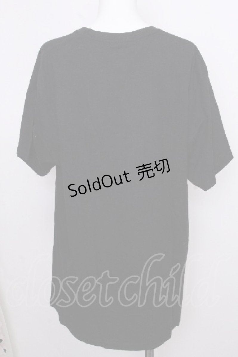 画像2: SUPER LOVERS / ハートプリントTシャツ  黒ｘピンク S-26-09-02-025-PU-TS-HR-ZS (2)