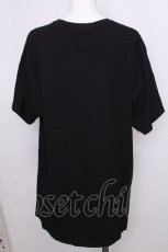 画像2: SUPER LOVERS / ハートプリントTシャツ  黒ｘピンク S-26-09-02-025-PU-TS-HR-ZS (2)