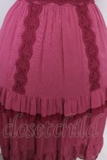 画像5: axes femme / レースラインティアードワンピース  ピンク S-26-09-02-031-AX-OP-HR-ZS (5)