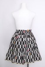 画像2: metamorphose / ハイカラ小町フリルミニスカート  黒 S-26-09-02-049-ME-SK-AS-ZS (2)