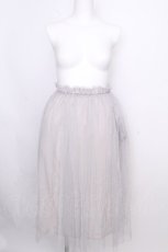 画像1: Fi.n.t / フリルサスペンダー付きチュールスカート  グレー S-26-09-02-052-CA-SK-AS-ZS (1)