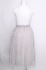 画像2: Fi.n.t / フリルサスペンダー付きチュールスカート  グレー S-26-09-02-052-CA-SK-AS-ZS (2)