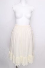 画像1: axes femme / レース重ねペチスカート  キナリ S-26-09-02-054-AX-SK-HR-ZS (1)