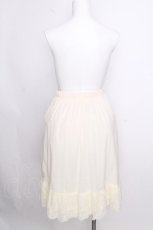 画像2: axes femme / レース重ねペチスカート  キナリ S-26-09-02-054-AX-SK-HR-ZS (2)