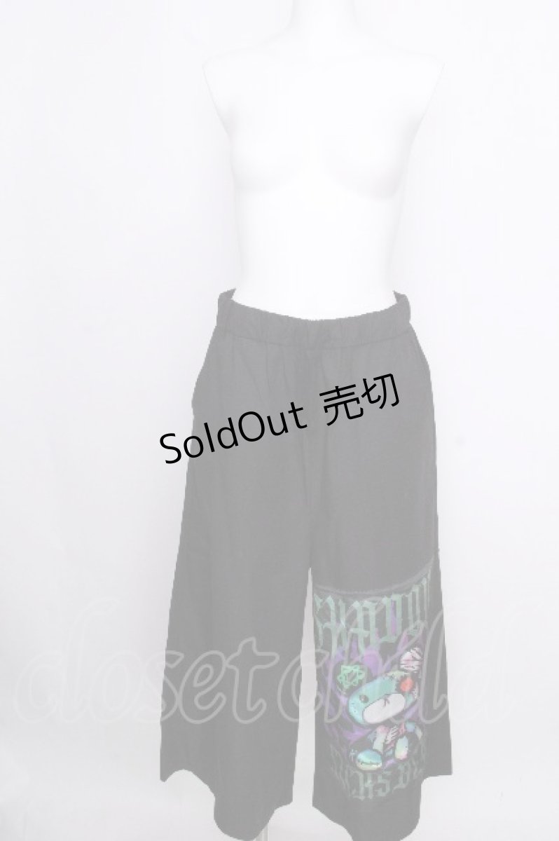 画像1: HYPER CORE / SHADOW SICKS BEARワイドパンツ  黒 S-26-09-02-058-PU-PA-HR-ZS (1)