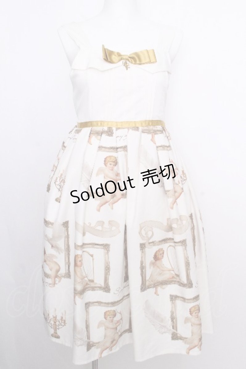 画像1: SLEEP DOLL / Symphony of angelワンピース  白 S-26-09-02-059-LO-OP-AS-ZS (1)