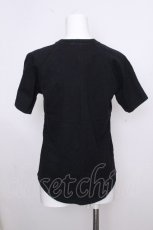 画像2: ALGONQUINS / ワンポイントプリントTシャツ  黒 S-26-09-02-010-AL-TO-HR-ZS (2)