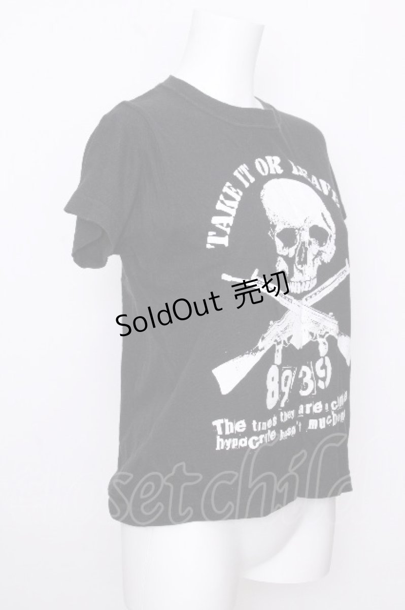 画像3: SEX POT ReVeNGe / スカルプリントTシャツ S 黒 S-26-09-02-011-SP-TS-HR-ZS (3)