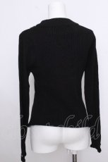 画像2: axes femme / バラボトルネックリブニット  黒 S-26-09-02-012-AX-TO-HR-ZS (2)
