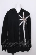 画像1: PUTUMAYO / 王冠刺繍ユニオンパーカー  黒 S-26-09-02-020-PT-TO-HR-ZS (1)