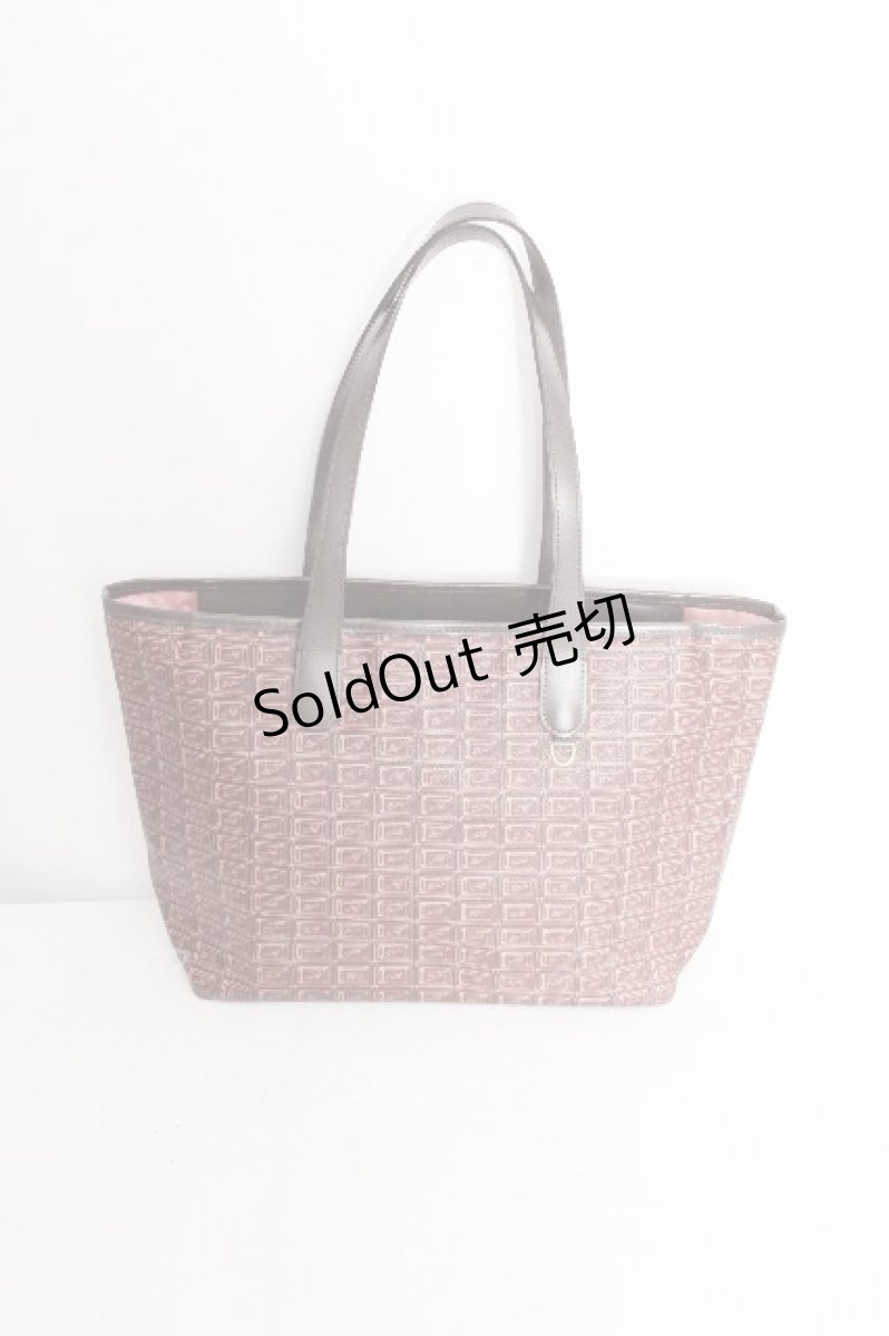 画像1: Q-pot. / ビターチョコレートジップトートバッグ  ブラウン S-26-09-04-031-QP-BG-HR-ZS (1)