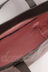 画像3: Q-pot. / ビターチョコレートジップトートバッグ  ブラウン S-26-09-04-031-QP-BG-HR-ZS (3)