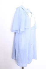 画像2: axes femme / リボン付セーラー襟ワンピース  サックス S-26-09-04-038-AX-OP-HR-ZS (2)