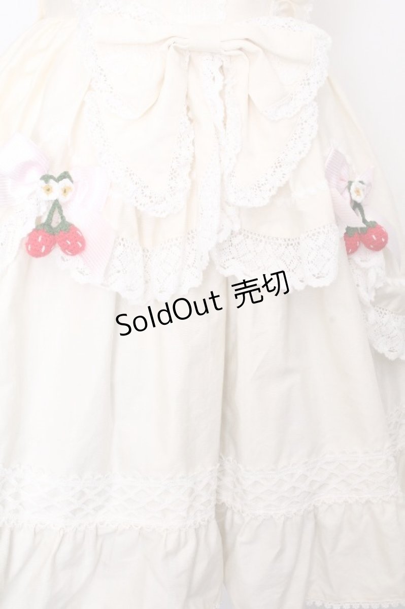 画像7: BABY,THE STARS SHINE BRIGHT / ゆらゆらいちごのStrawberry Gardenジャンパースカート  アイボリー S-26-09-04-046-BA-OP-HR-ZS (7)