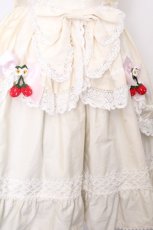 画像7: BABY,THE STARS SHINE BRIGHT / ゆらゆらいちごのStrawberry Gardenジャンパースカート  アイボリー S-26-09-04-046-BA-OP-HR-ZS (7)
