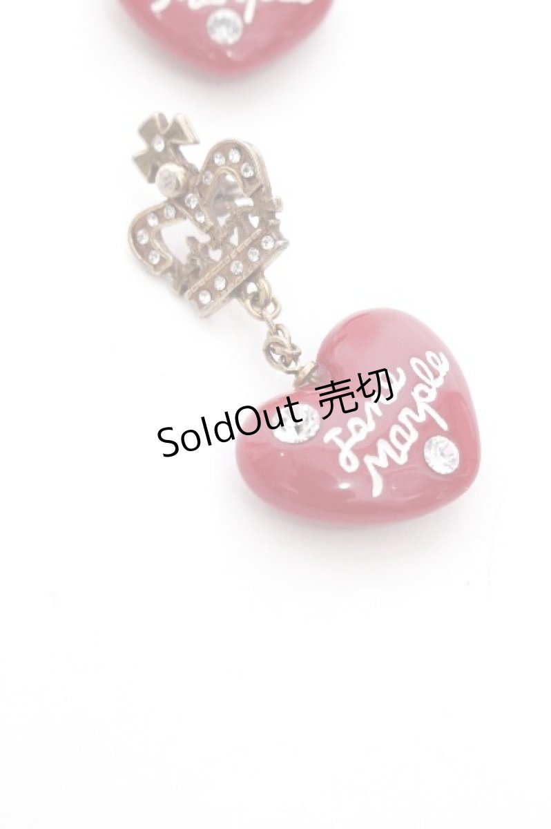 画像3: Jane Marple / クラウンハートピアス  赤ｘゴールド S-26-09-04-009-JM-AC-AS-ZS (3)