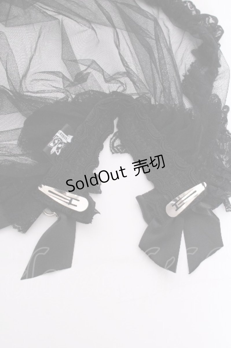 画像4: HANGRY&ANGRY / CAT EAR HEAD VEIL  黒 S-26-09-04-018-HN-AC-HR-ZS (4)