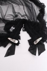 画像4: HANGRY&ANGRY / CAT EAR HEAD VEIL  黒 S-26-09-04-018-HN-AC-HR-ZS (4)
