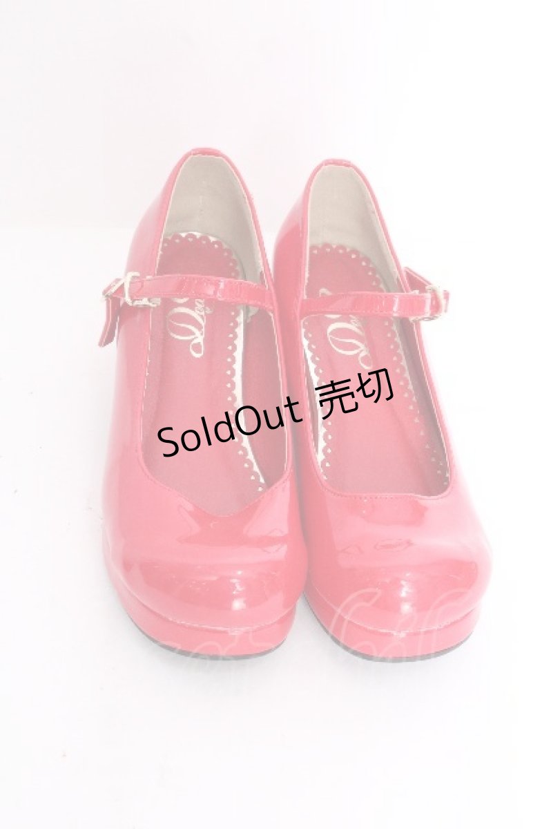 画像1: Deary / パンプス 23.5 赤 S-26-09-04-022-LO-SH-AS-ZS (1)