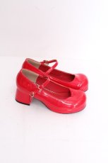 画像2: Deary / パンプス 23.5 赤 S-26-09-04-022-LO-SH-AS-ZS (2)