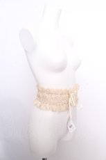 画像3: axes femme / レースアップゴムベルト  キナリ S-26-09-05-003-AX-BL-HR-ZS (3)