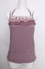 画像1: axes femme / ホルター付きガーデンキャミ  ラベンダー S-26-09-05-025-AX-TO-HR-ZS (1)