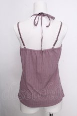 画像2: axes femme / ホルター付きガーデンキャミ  ラベンダー S-26-09-05-025-AX-TO-HR-ZS (2)