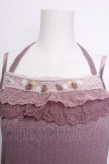 画像4: axes femme / ホルター付きガーデンキャミ  ラベンダー S-26-09-05-025-AX-TO-HR-ZS (4)