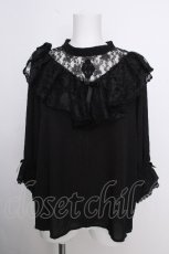 画像1: axes femme kawaii / ヴィンテージドールブラウス  黒 S-26-09-05-028-AX-BL-HR-ZS (1)