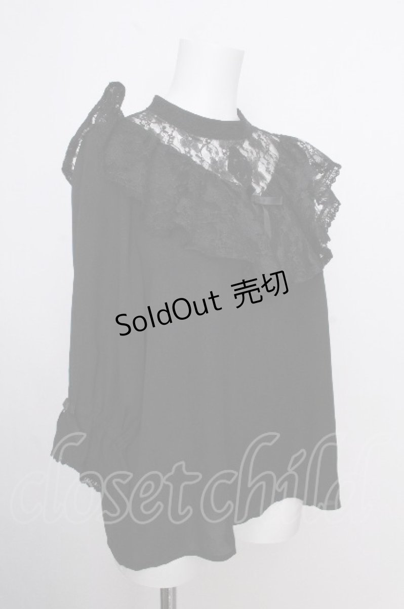 画像3: axes femme kawaii / ヴィンテージドールブラウス  黒 S-26-09-05-028-AX-BL-HR-ZS (3)
