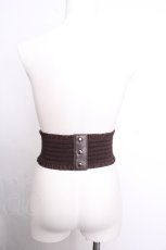 画像2: axes femme / レースアップゴムベルト   S-26-09-05-004-AX-BL-HR-ZS (2)