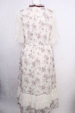 画像2: axes femme / フラワープリントレーシーワンピース  オフ S-26-09-05-033-AX-OP-HR-ZS (2)