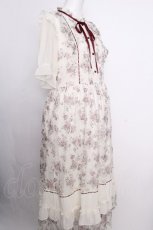 画像3: axes femme / フラワープリントレーシーワンピース  オフ S-26-09-05-033-AX-OP-HR-ZS (3)