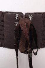 画像4: axes femme / レースアップゴムベルト   S-26-09-05-004-AX-BL-HR-ZS (4)