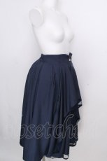 画像3: axes femme / フロントジップイレヘムスカート  ネイビー S-26-09-05-057-AX-TO-HR-ZS (3)