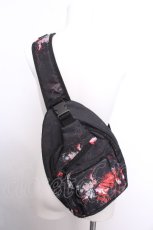 画像1: NieR Clothing / 和柄狐バッグ  黒ｘ赤 S-26-09-05-009-PU-TO-HR-ZS (1)