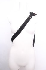 画像4: NieR Clothing / 和柄狐バッグ  黒ｘ赤 S-26-09-05-009-PU-TO-HR-ZS (4)
