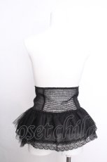 画像2: axes femme / ペプラム風チュールベルト  黒 S-26-09-05-011-AX-SK-HR-ZS (2)