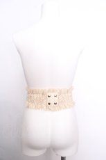 画像2: axes femme / レースアップゴムベルト  キナリ S-26-09-05-003-AX-BL-HR-ZS (2)