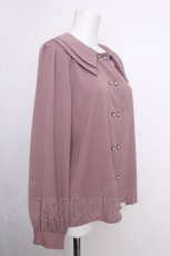 画像3: axes femme / 2枚襟デザインブラウス  ラベンダー S-26-09-05-023-AX-BL-HR-ZS (3)