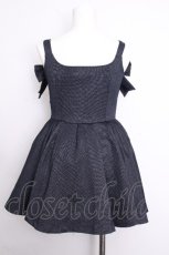 画像3: lilLilly / パイピングリボントップス  紺 S-26-09-07-040-LO-BL-HR-ZS (3)