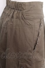 画像5: axes femme / カーゴポケットロングスカート  カーキ S-26-09-07-047-AX-SK-HR-ZS (5)