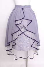 画像3: axes femme POETIQUE / リボン花柄バックフリルスカート  ラベンダー S-26-09-07-050-AX-SK-HR-ZS (3)
