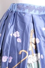 画像3: axes femme POETIQUE / レトロアンブレラタックスカート  ブルー S-26-09-07-052-AX-SK-HR-ZS (3)
