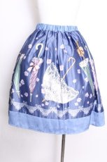 画像5: axes femme POETIQUE / レトロアンブレラタックスカート  ブルー S-26-09-07-052-AX-SK-HR-ZS (5)