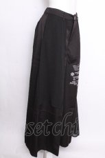 画像2: NieR Clothing / 尼 東京プリントパンツ  黒 S-26-09-07-057-PU-PA-HR-ZS (2)