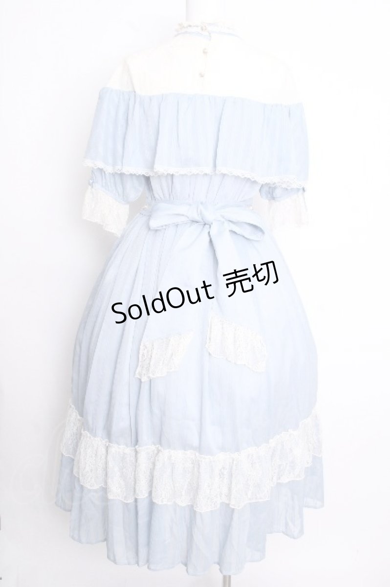 画像3: axes femme kawaii / ブリーズワンピース  サックス S-26-09-07-060-AX-OP-HR-ZS (3)